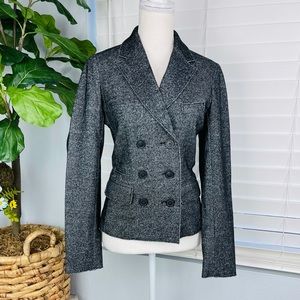 NWOT J CREW CHARCOAL WOOL PROFESSIONAL BLAZER